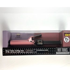 Hot tools pink curling iron